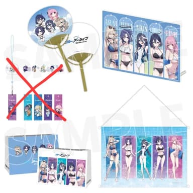 Comic Market C108 Yosuta Booth Blue Archive Millennium Goods Set (Feng Ling Excluded)