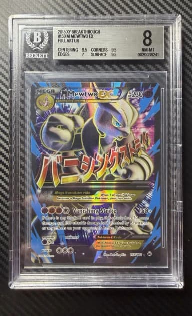 Pokemon Card XY BREAKTHROUGH #159 M Mewtwo EX Full Art UR