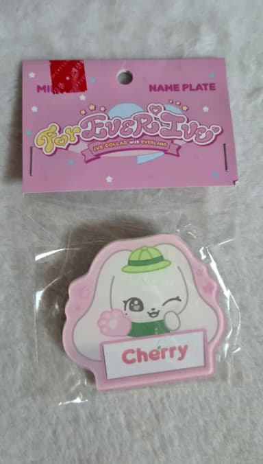 Everland IVE Wonyoung Cherry Nameplate (Sealed)