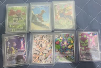 Pokemon Card North America Gold Star IR (AR) 7 Types