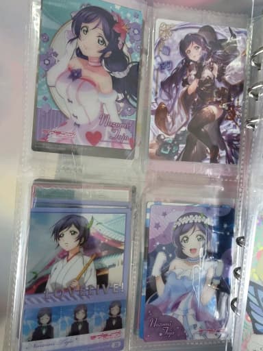 Love Live Nozomi Wehas Card 4 Pieces Grand Blue