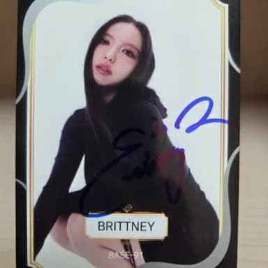 VVS 브리트니 BRITTNEY 직필 싸인카드