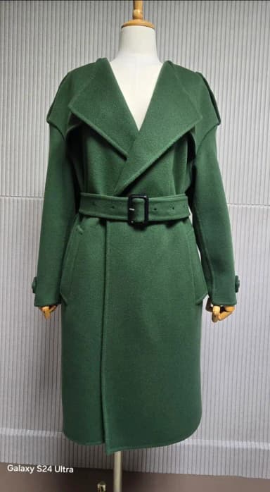 Burberry Genius Chief 'Christopher Bailey' Prime Works / 100% Cashmere Wrap Trench Coat (Refer to Description for Actual Color)