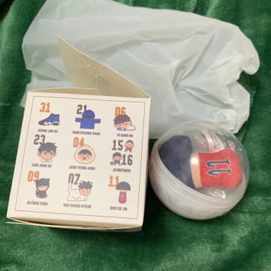 Garbage Time Popup Store Scene Stealer Keyring Woojin Mushroom