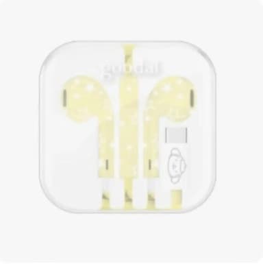 (Sealed) Gudal Sanrio Pompompurin Earphone C-Type