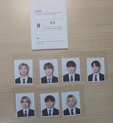 BTS (Bangtan) ARMY Membership Kit Proof Photo Set Member Photo Set