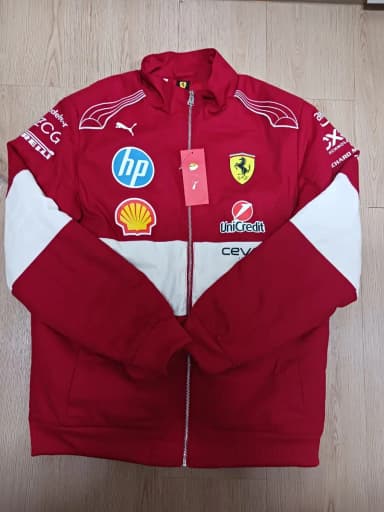 Ferrari F1 x Puma 2025 Vintage Team Jacket Dark Cherry M Brand New (Trade at Desired Price)