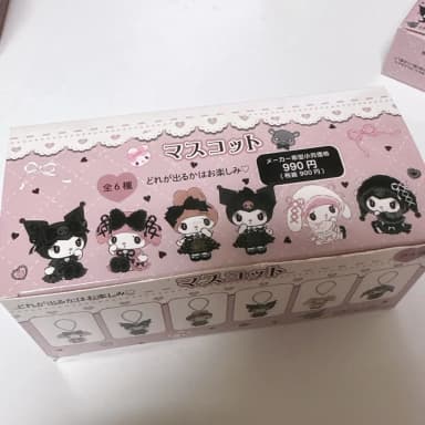 Sanrio Kuromi/My Melody Mascot Figure 6-Pack