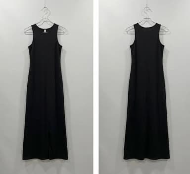 Black Sleeveless Long Dress | Sleeveless Dress | Long Dress
