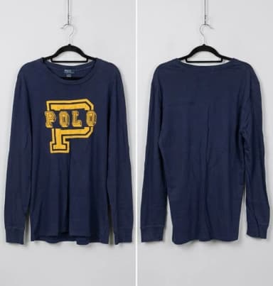Polo Ralph Lauren Navy Long Sleeve T-Shirt