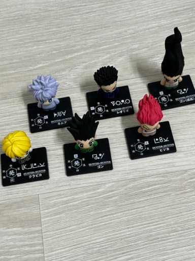 Hunter Hunter Mini Nen Figure Gon Killua Hisoka Kurapika Leorio Gonlukmon Korekarya Korekya