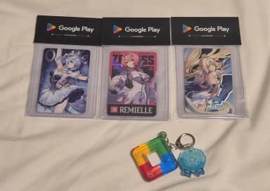 HoYoLand Google Play Booth Photocard + Keyring Star Rail Zenzonje Pearl Remiel Odette
