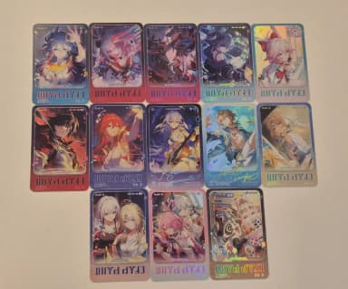 Hoyoverse 2026 Cosmic Force Poca 13-Piece All Collection Sparky Sparky Ashvale Silver Fang Silver Fang Evanesia Heavenly Blade Heavenly Blade Himeko Nova Swimsuit Robin Aventurine Wave Pearl Topaz Buxian Raccoon