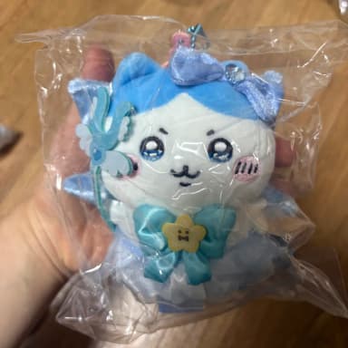 Quick sale) Chiikawa super magical power-up mascot keyring Hachiware