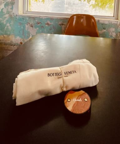Bottega Veneta Camel Coffee Collab Eco Bag