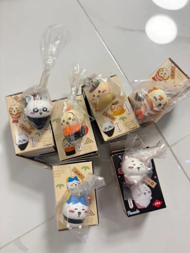 Moonzak Sushi Sushi Figure Keychain (Full Set, Free Shipping)