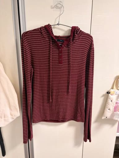 Misso Striped Long Sleeve T-Shirt Red
