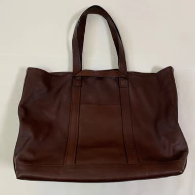 Slow&Co 2way Leather Tote Bag Choco